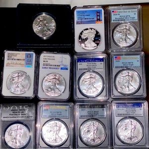 COPY - Silver American coins